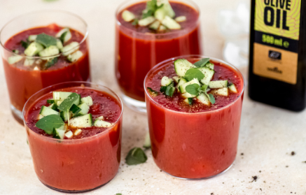 Fitness recept: Studená gazpacho polievka z čerstvej zeleniny
