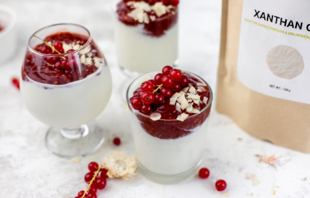 Fitness recept: Tvarohová Panna cotta s lesným ovocím