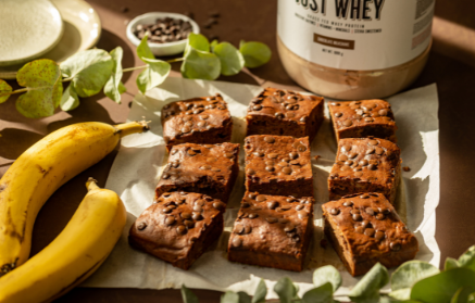 Fitness recept: Banánové brownies s poctivou dávkou bielkovín