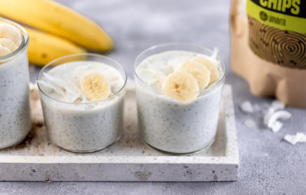 Fitness recept: Kokosový chia puding s banánom
