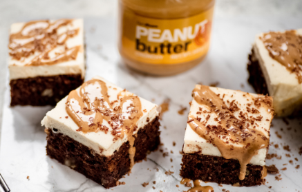 Fitness recept: Brownies cheesecake s arašidovým maslom