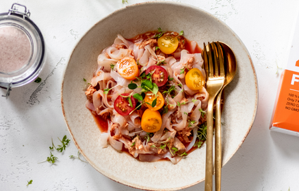 Fitness recept: Cestoviny s tuniakom a paradajkovou omáčkou